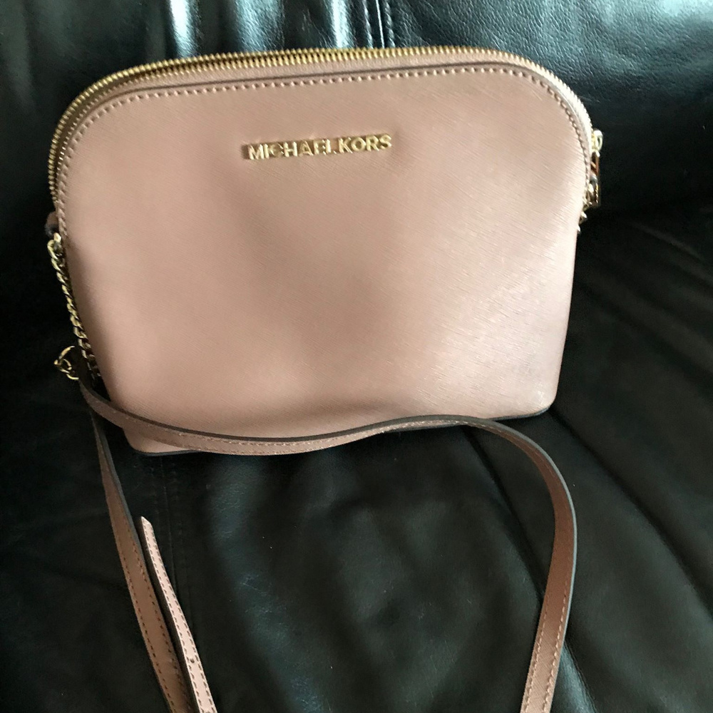 Michael Kors taupe handbag